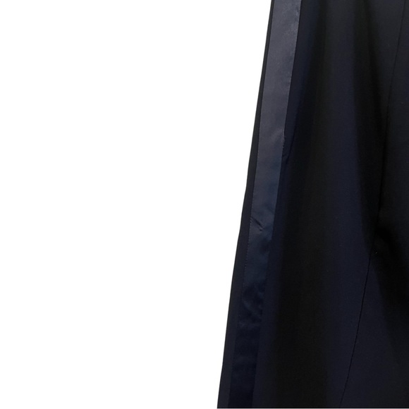 Cinq a Sept Fringe Tuxedo Stripe Pants Size 12 - Picture 8 of 12